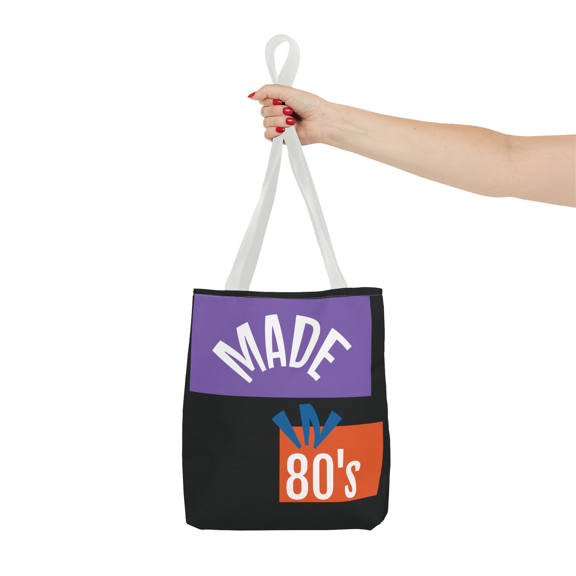 Vintage 80's Tote Bag, Retro Aesthetic Bag, Gift for 80's Lovers, Everyday Carryall, Perfect for Shopping, Beach, or Gym