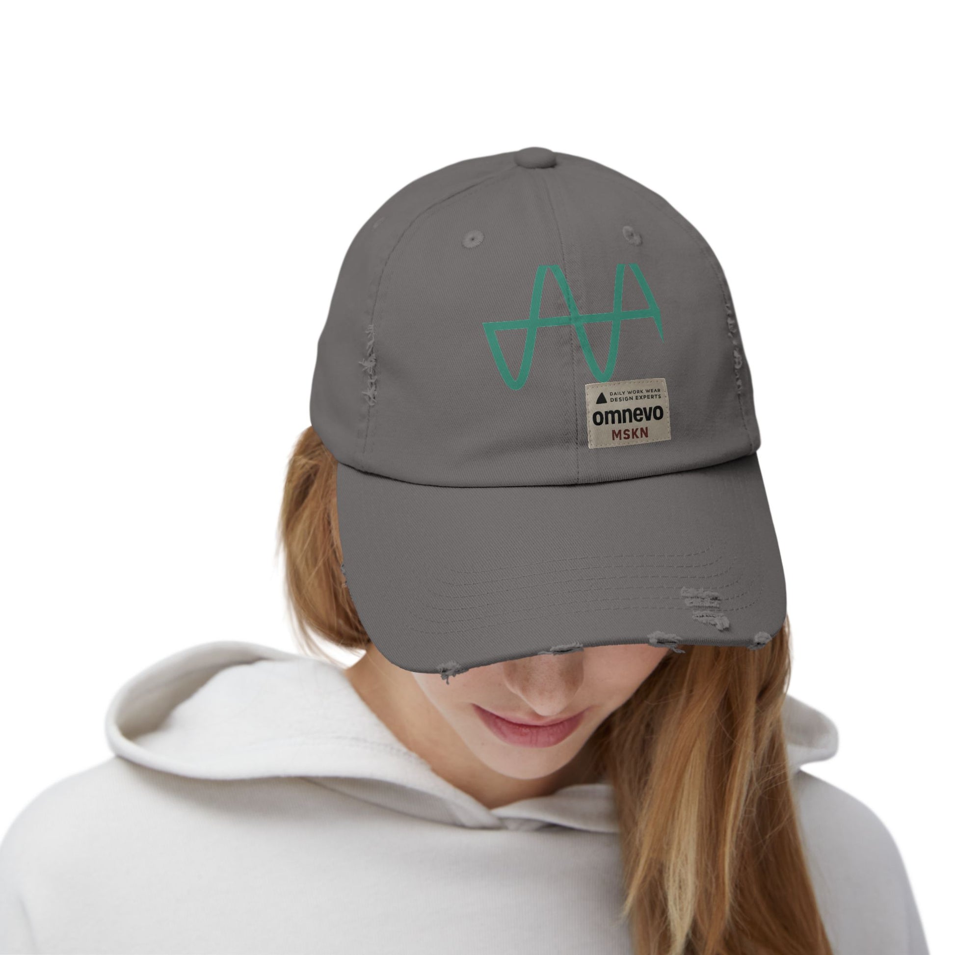 Distressed Unisex Cap with Minimalist Design, Vintage Cap, Casual Hat, Outdoor Wear, Spring/Summer Accessory