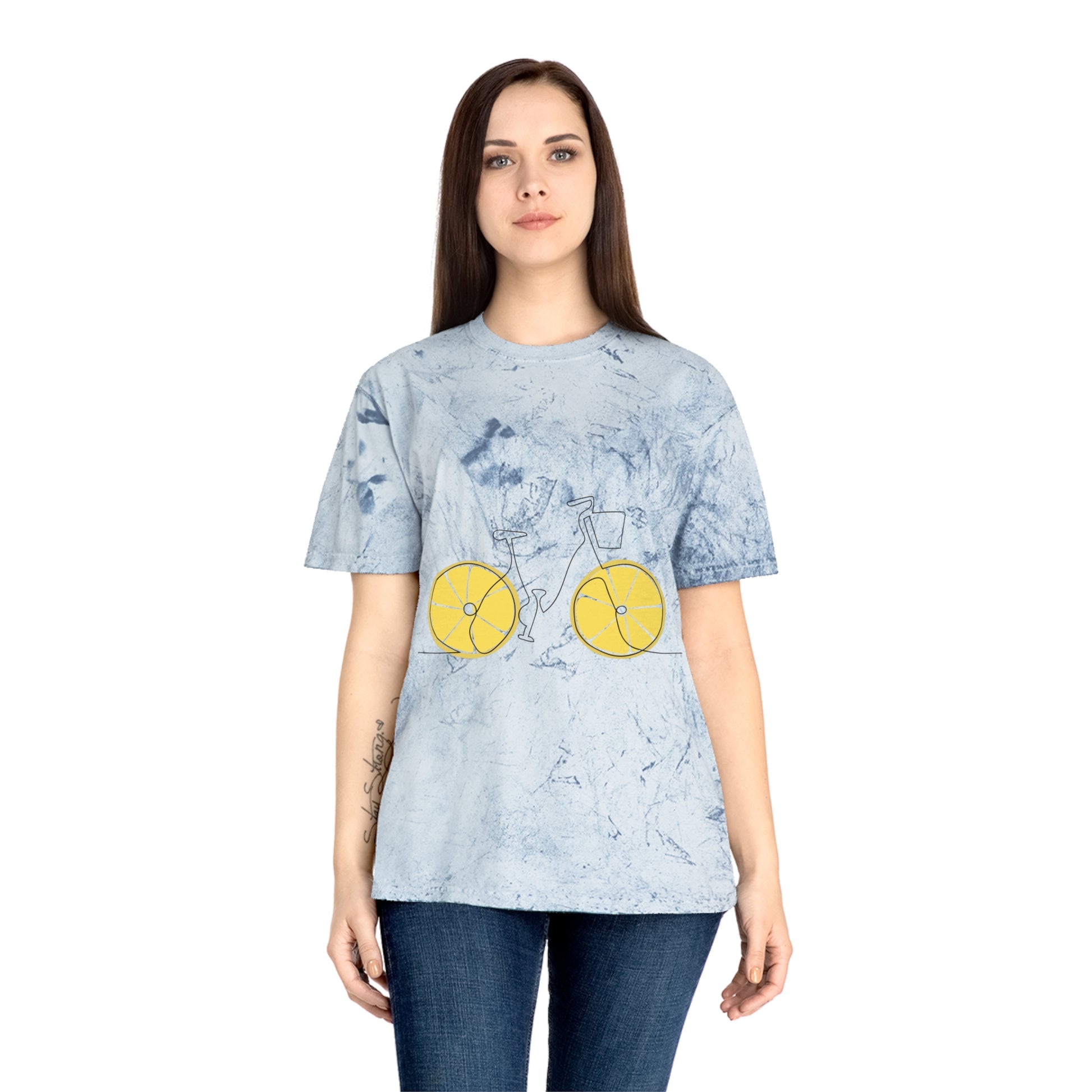 Colorful Bike Vibes T-Shirt | Summer Style, Casual Wear, Festival Outfit