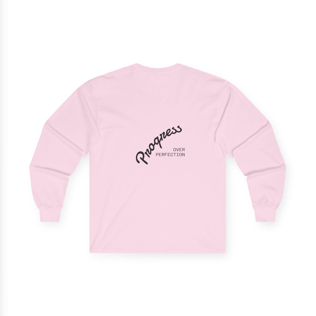 Abstract Progress Long Sleeve Tee - Unisex Cotton Shirt