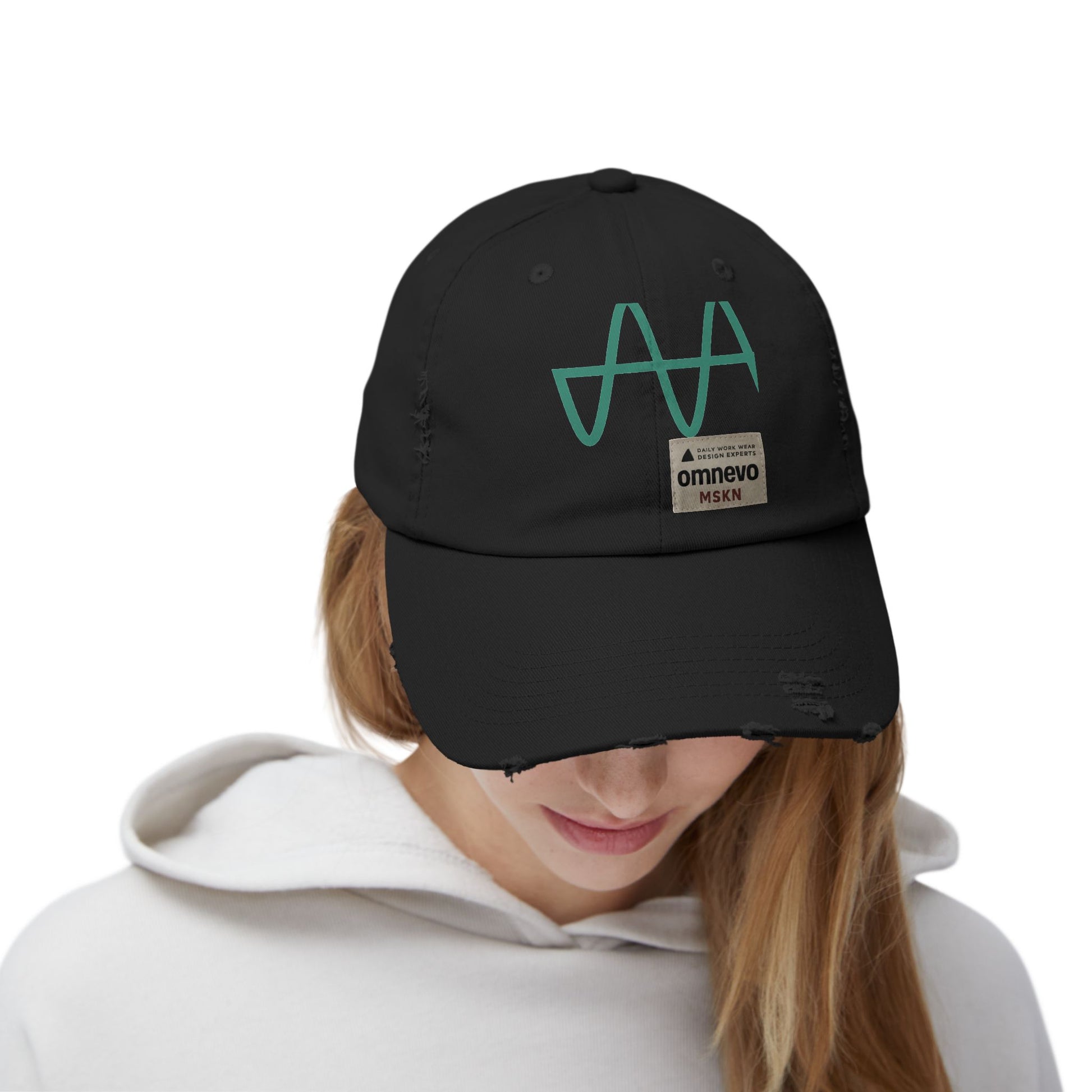 Distressed Unisex Cap with Minimalist Design, Vintage Cap, Casual Hat, Outdoor Wear, Spring/Summer Accessory