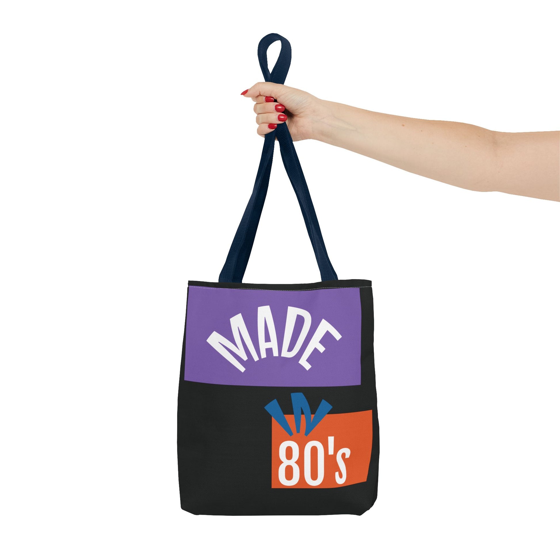Vintage 80's Tote Bag, Retro Aesthetic Bag, Gift for 80's Lovers, Everyday Carryall, Perfect for Shopping, Beach, or Gym