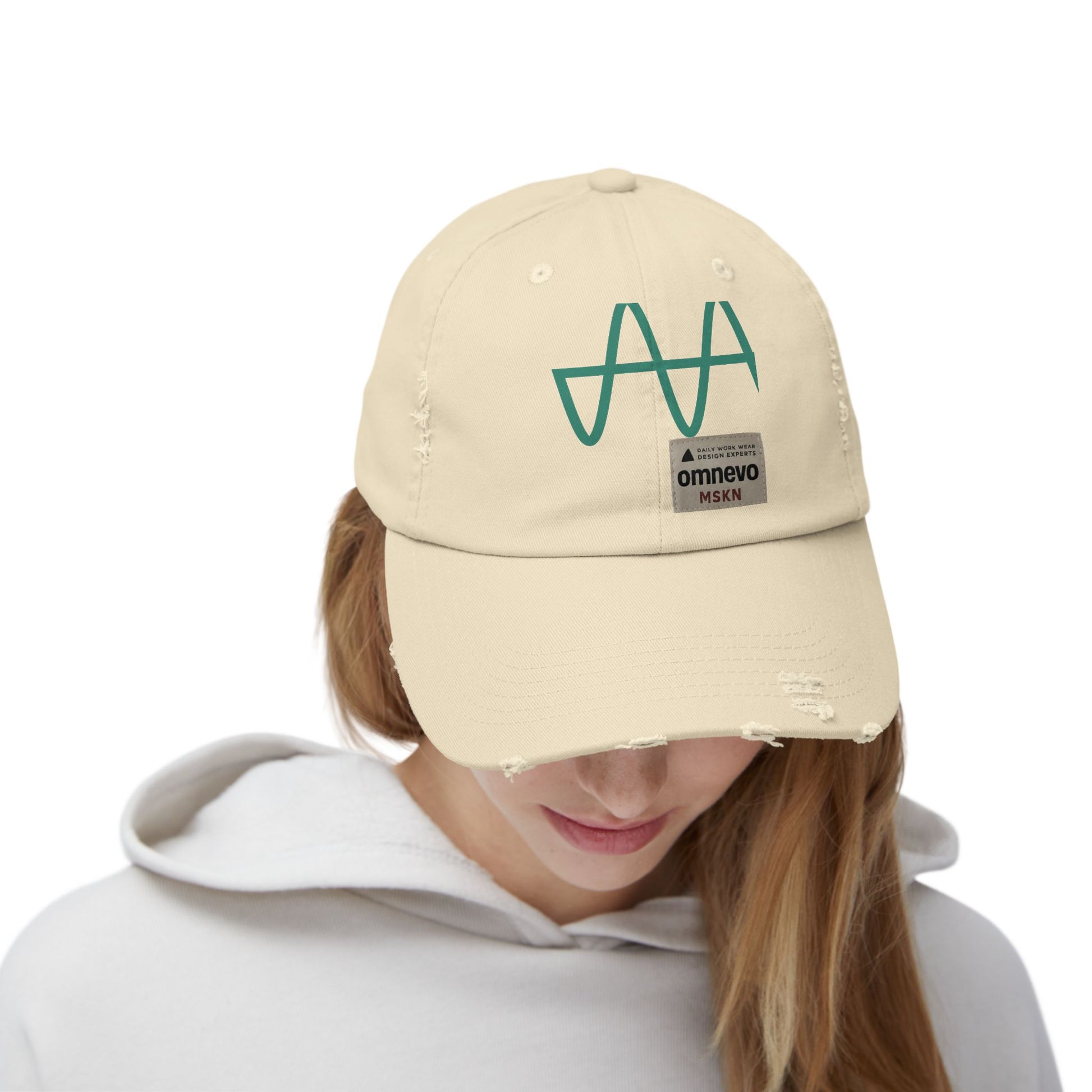 Distressed Unisex Cap with Minimalist Design, Vintage Cap, Casual Hat, Outdoor Wear, Spring/Summer Accessory