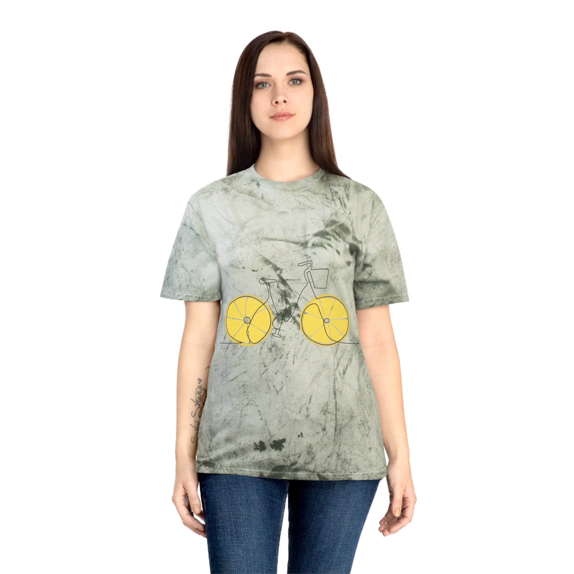 Colorful Bike Vibes T-Shirt | Summer Style, Casual Wear, Festival Outfit