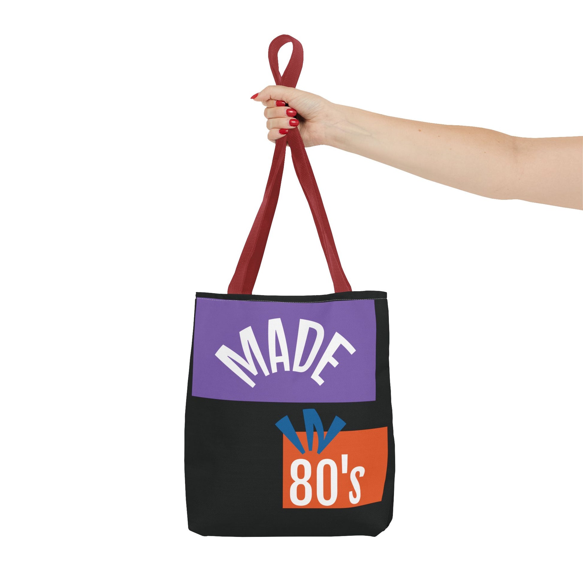 Vintage 80's Tote Bag, Retro Aesthetic Bag, Gift for 80's Lovers, Everyday Carryall, Perfect for Shopping, Beach, or Gym