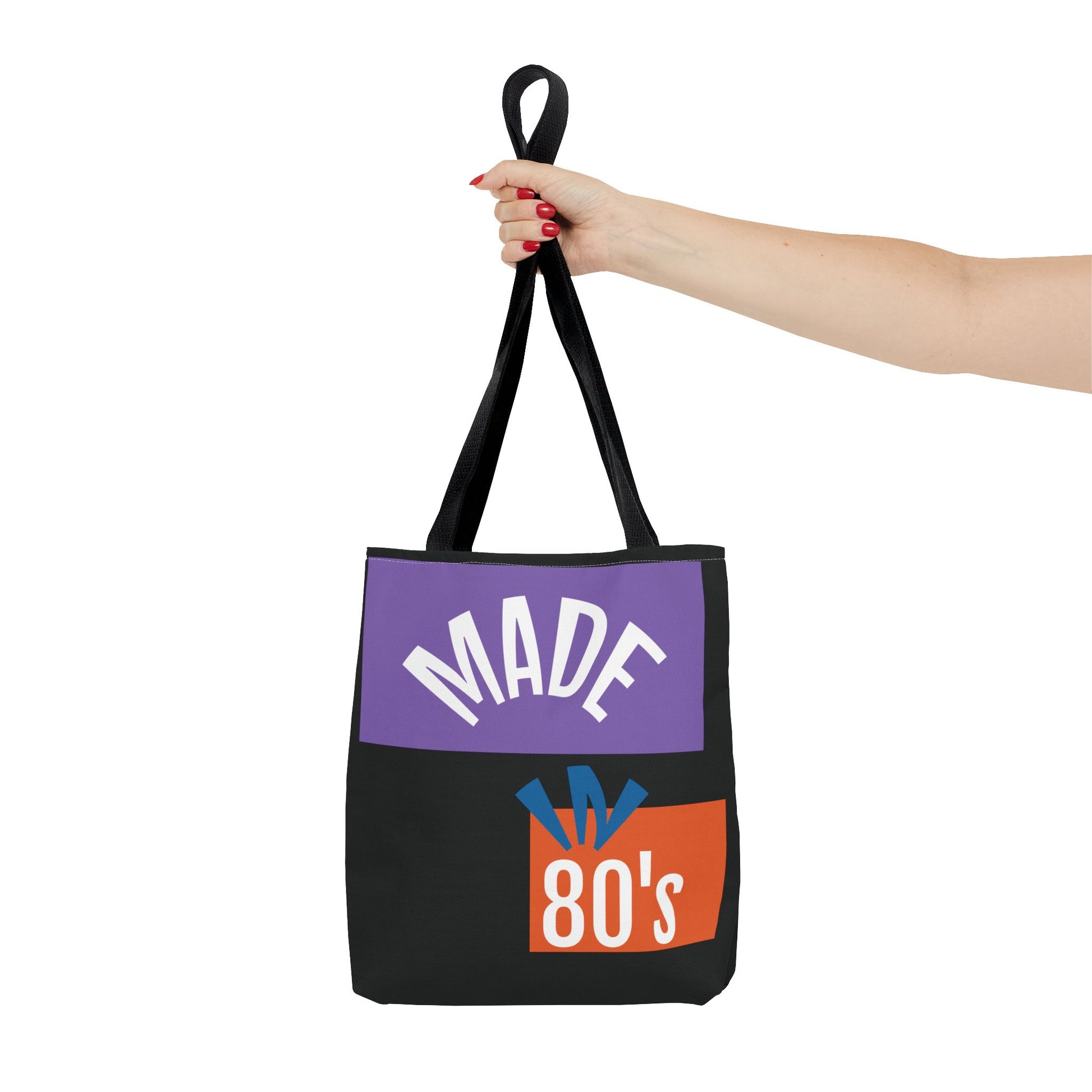 Vintage 80's Tote Bag, Retro Aesthetic Bag, Gift for 80's Lovers, Everyday Carryall, Perfect for Shopping, Beach, or Gym