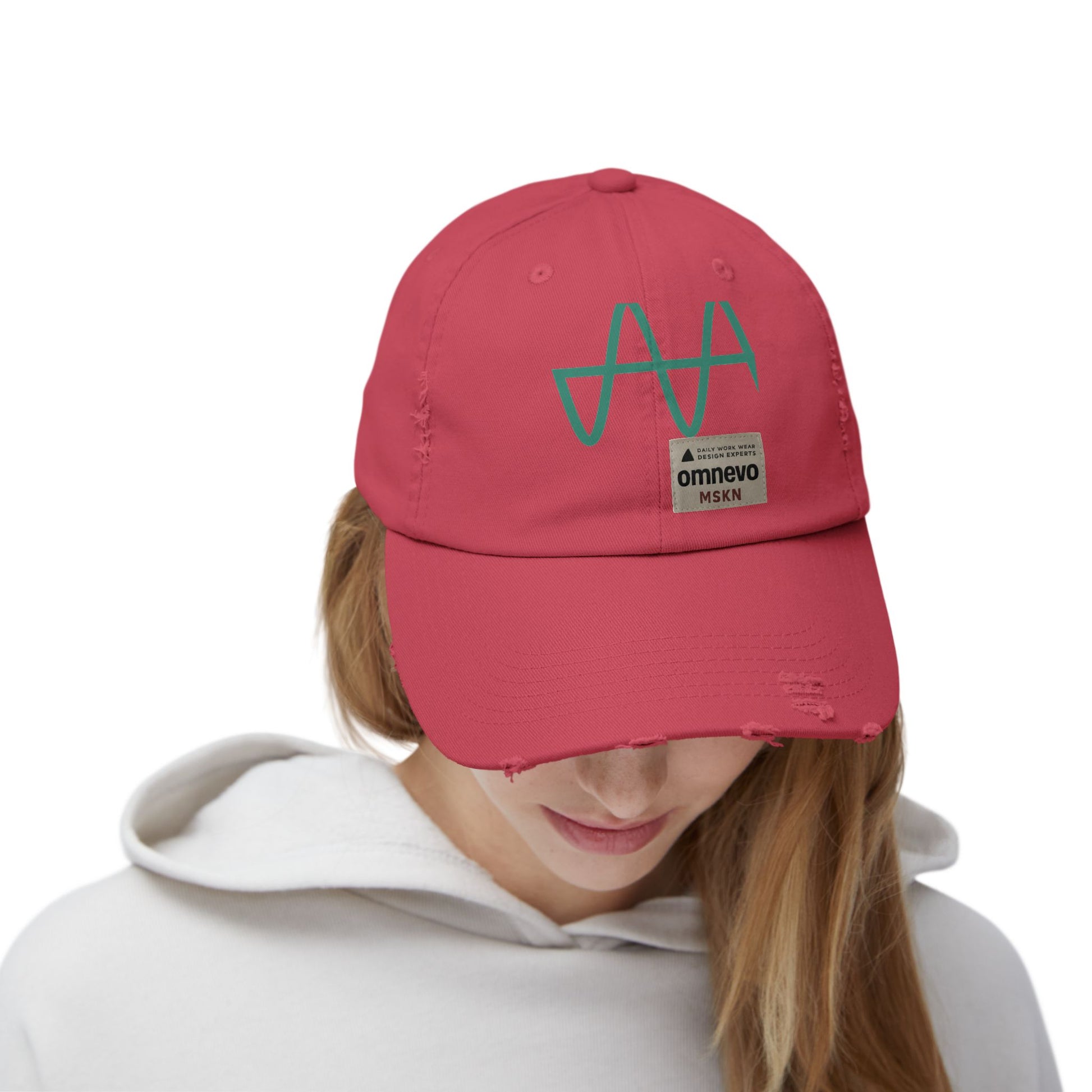 Distressed Unisex Cap with Minimalist Design, Vintage Cap, Casual Hat, Outdoor Wear, Spring/Summer Accessory