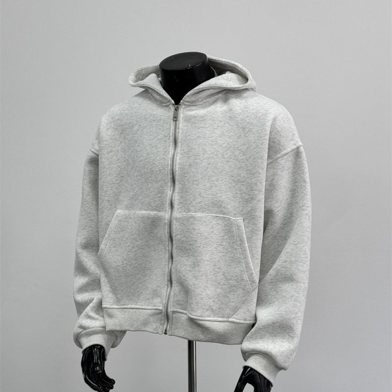 Men's Coat Flower Gray Back Schoolbag Design