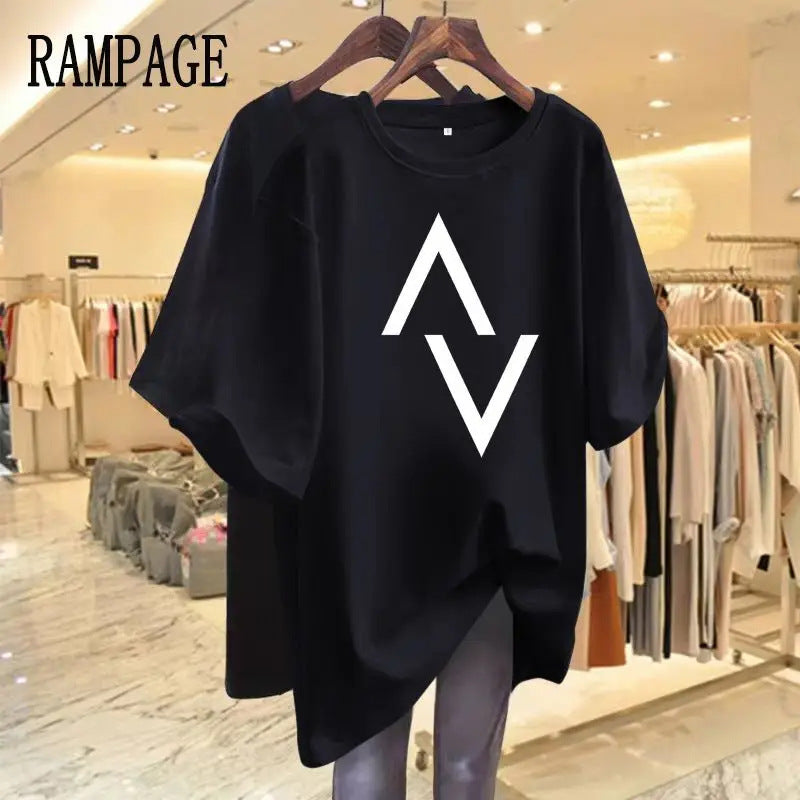 Summer Men's Fashion Print T-shirt