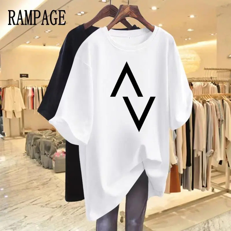 Summer Men's Fashion Print T-shirt