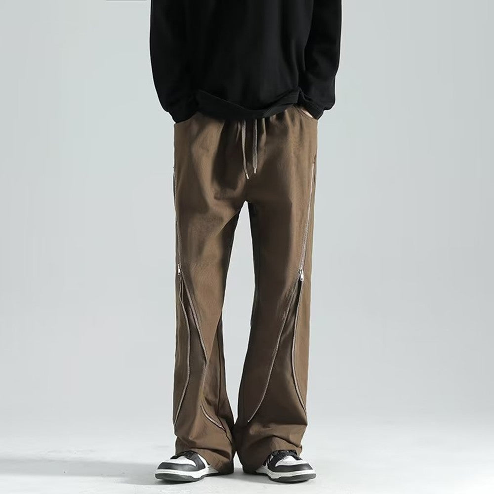 High Street Machine Can Work Clothes Pants Men's  Zipper